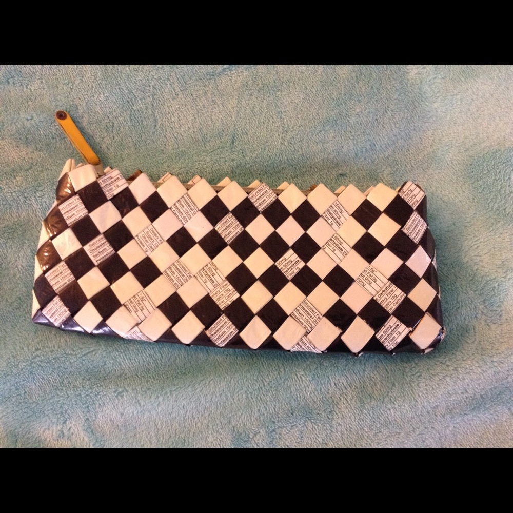 Nahui Ollin Candy Wrapper Clutch